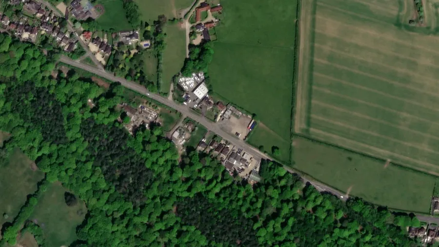 Truck parking lot Chris's Cafe & Motel in High Wycombe