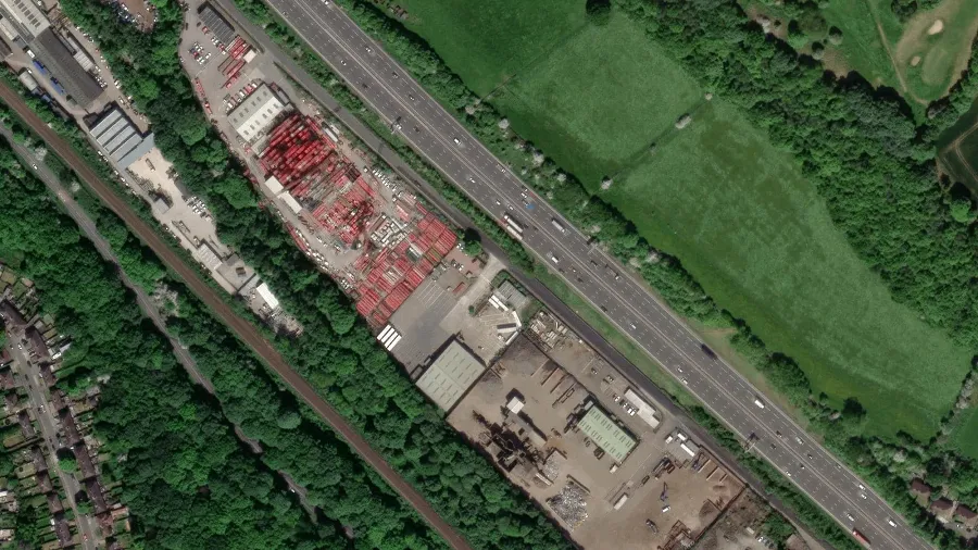 Parking dla ciężarówek Grange Truck Park w Sheffield