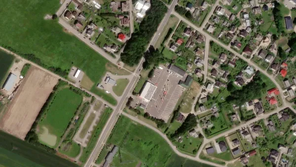 Truck parking lot Lithuania in Raseiniai