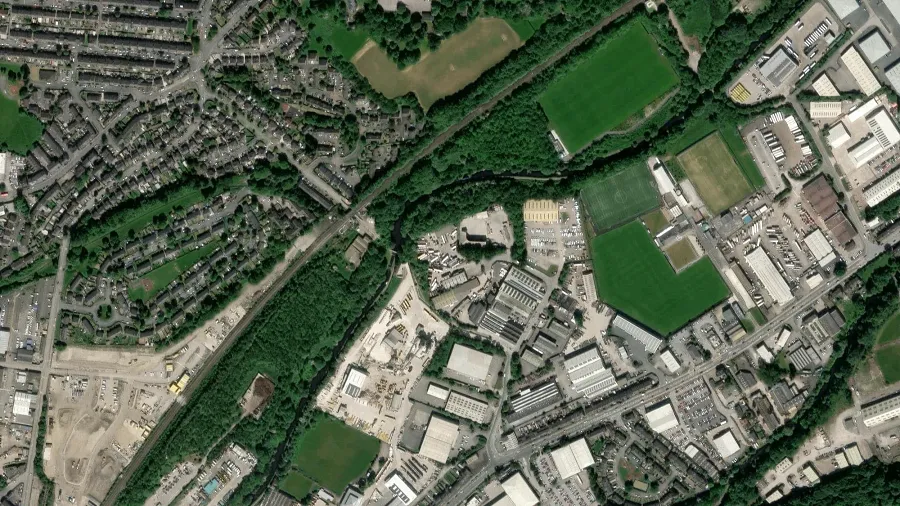 Tehergépkocsik parkolója SE Broscombe Ltd. in Huddersfield