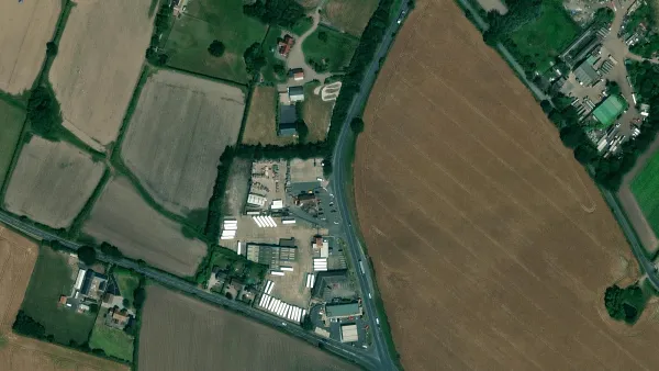 Truck parking lot Let's Eat Cafe in Warrington