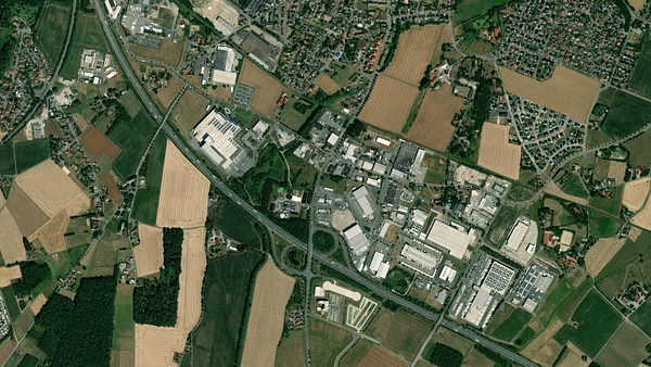 Area di parcheggio per autocarri L Port Dissen am Teutoburger Wald