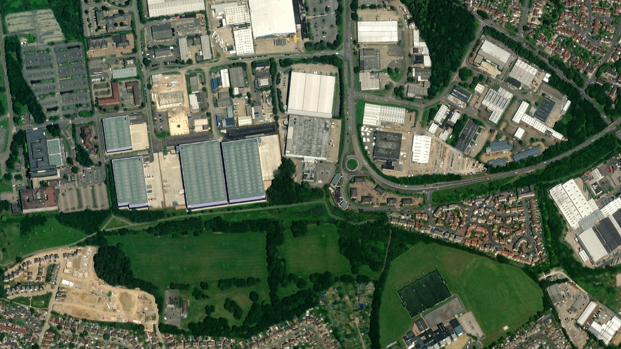 Area di parcheggio per autocarri Goodwill Supply Chain Solutions Ltd. Northampton