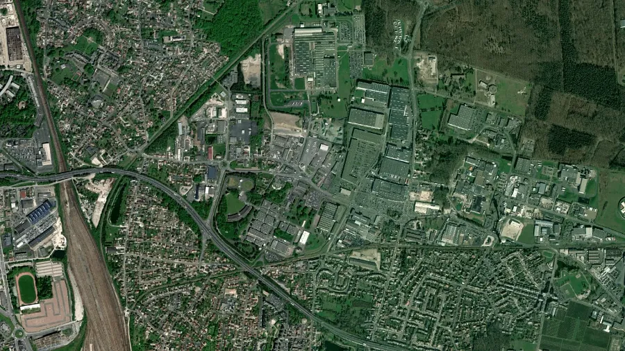 Truck parking lot Delisle Saran in Fleury-les-Aubrais