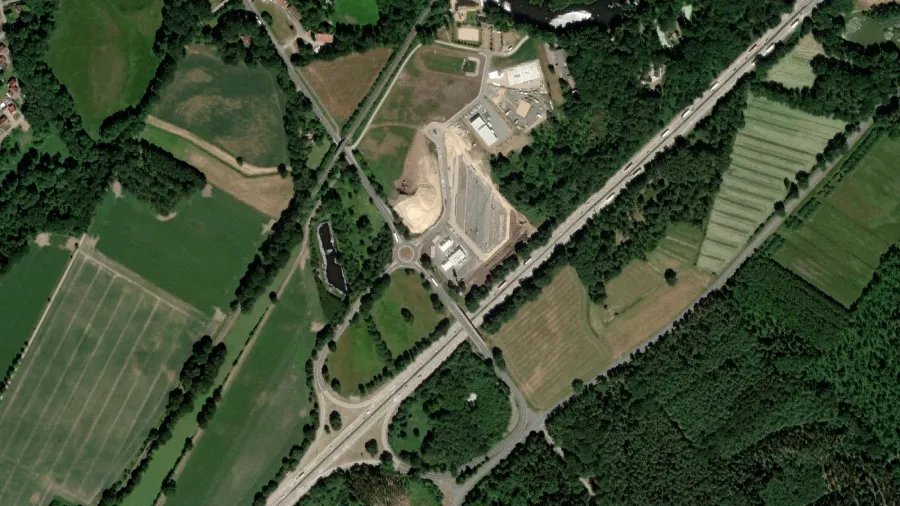 Truck parking lot Rosi´s Autohof Dorfmark in Bad Fallingbostel