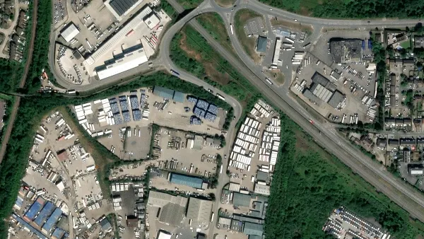 Truck parking lot Mardyke Truck Park in Purfleet