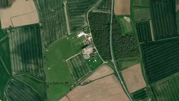 Truck parking lot Walter Day and Sons in Bourne