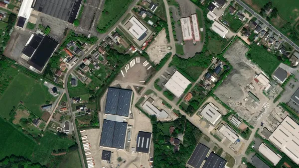 Truck parking lot Intrabel NV in Heist-op-den-Berg