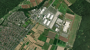 Parkareal Messe Karlsruhe in Rheinstetten