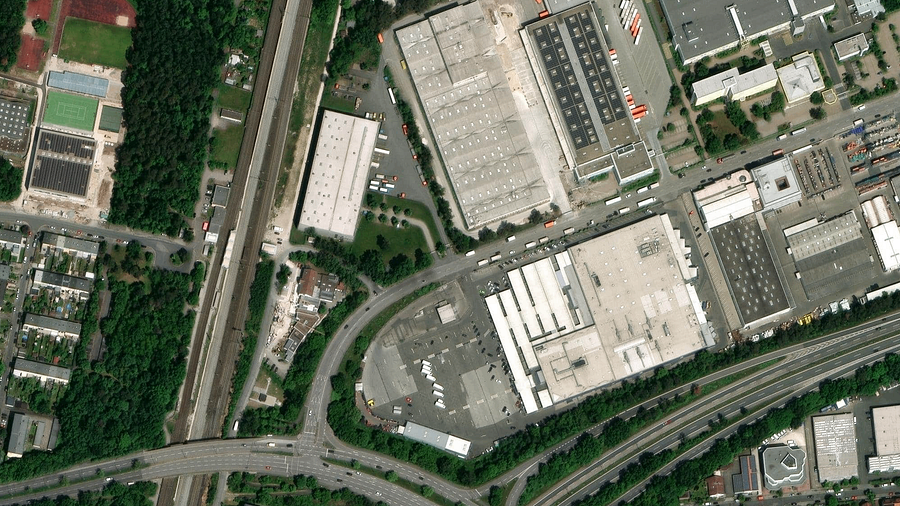 Area di parcheggio per autocarri Gebrüder Weiss Nürnberg