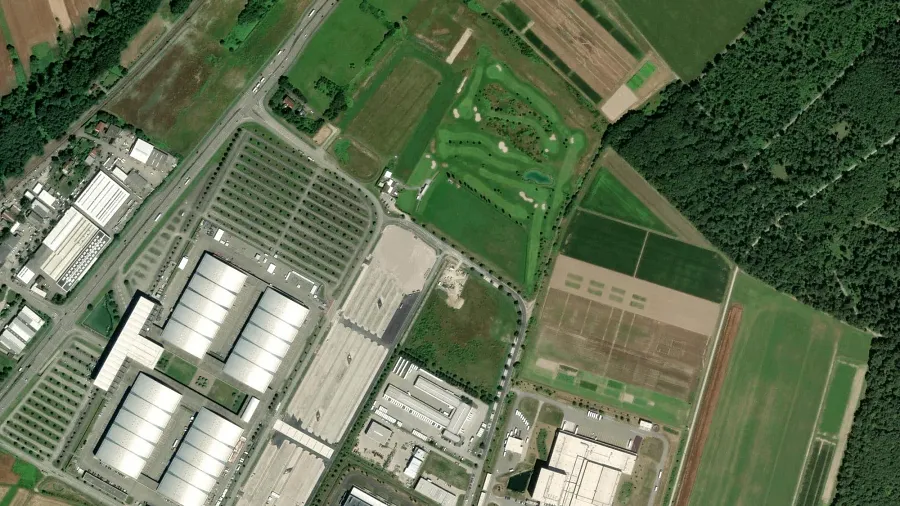 Parkoviště pro nákladní automobily Messe Karlsruhe in Rheinstetten