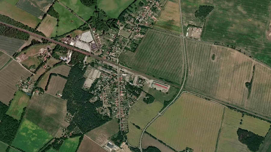 Parkoviště pro nákladní automobily Parkhof in Brahlstorf