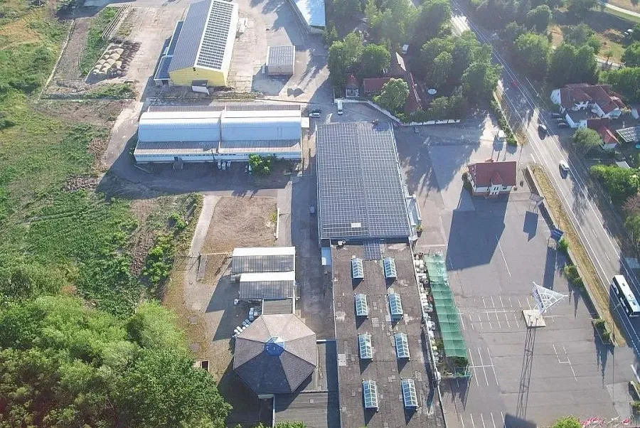 Zonă de parcare pentru camioane în Hoyerswerda