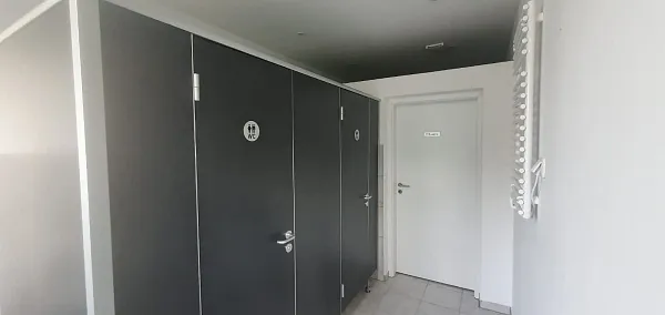 Zonă de parcare pentru camioane în Hoyerswerda
