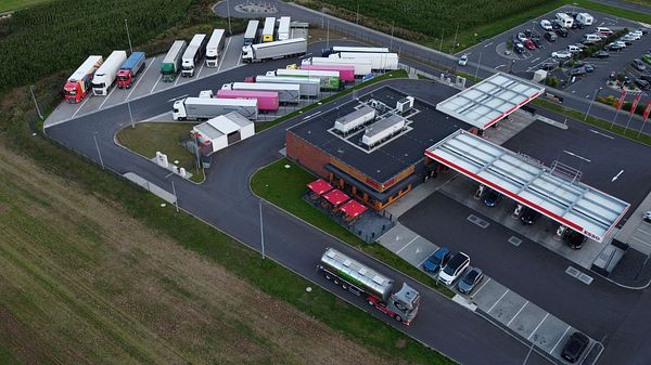 Zona de parcare pentru camioane Autohof în Nörten-Hardenberg