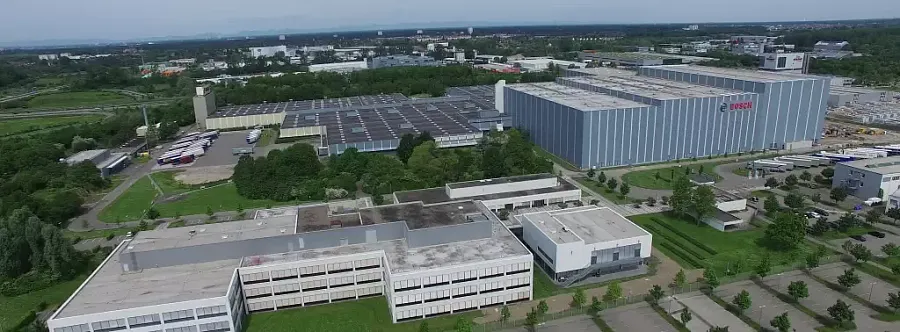 Area di parcheggio per autocarri Bosch Karlsruhe