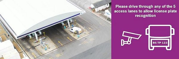 Area di parcheggio per autocarri Red Lion Truck Stop Northampton