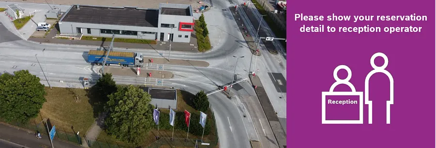 Місце для паркування вантажівок Henkel P15 в Düsseldorf