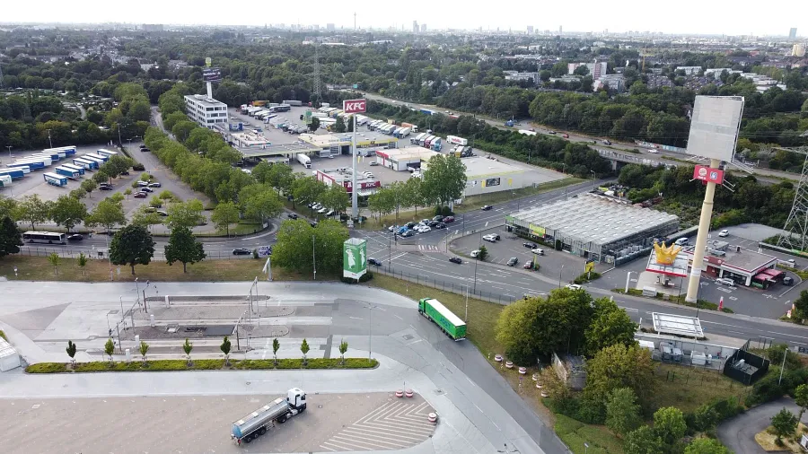 Parkoviště pro nákladní automobily Henkel P15 in Düsseldorf