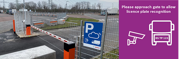 Area di parcheggio per autocarri Premium Frechen