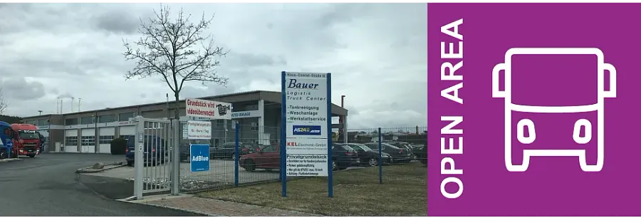 Parkoviště pro nákladní automobily Truckcenter Bauer in Wernberg-Köblitz