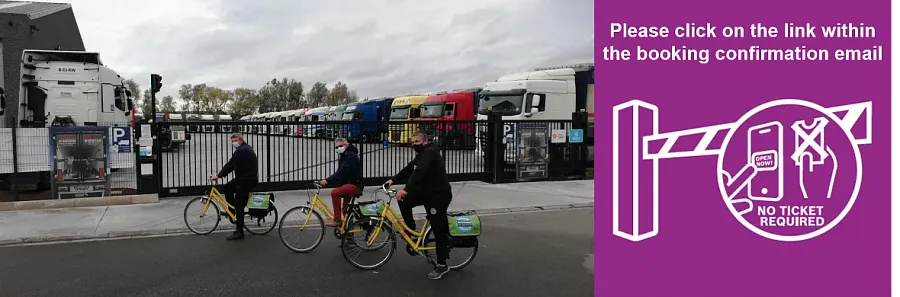 Parkareal Truckstop in Halluin