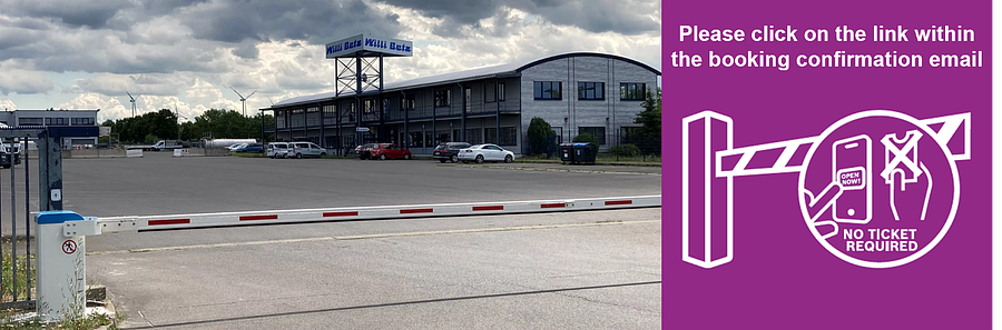 Area di parcheggio per autocarri in Jacobsdorf
