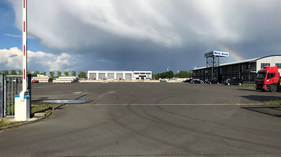 Area di parcheggio per autocarri in Jacobsdorf