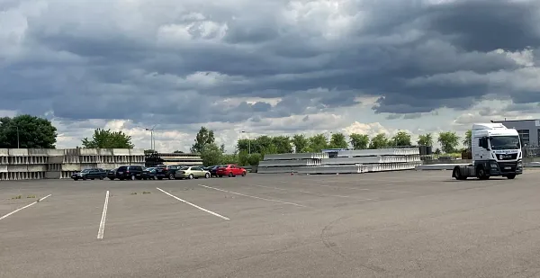 Area di parcheggio per autocarri in Jacobsdorf