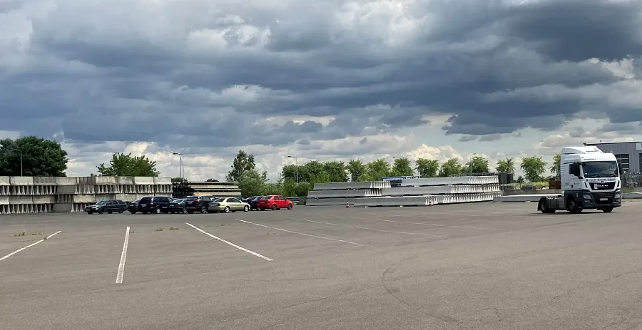 Area di parcheggio per autocarri in Jacobsdorf