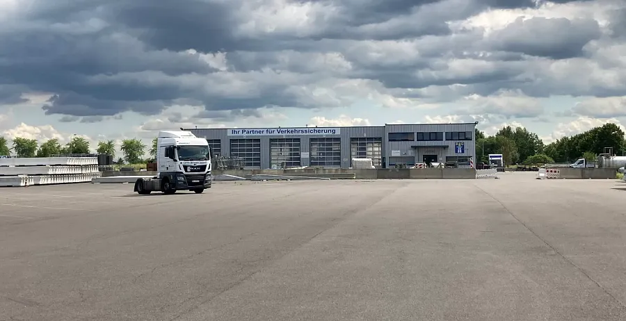 Area di parcheggio per autocarri in Jacobsdorf