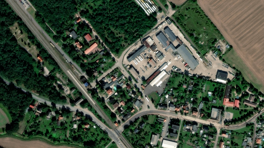 Area di parcheggio per autocarri Otto Blötz Biederitz