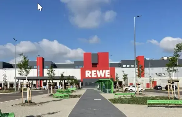 Area di parcheggio per autocarri Rewe Zentrallager Magdeburg