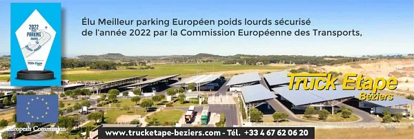 Truck parking lot Truck Etape Beziers in Vendres