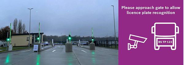 Area di parcheggio per autocarri XXLKW Secure Elbebrücke Oranienbaum-Wörlitz