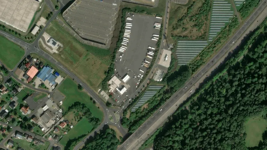 Parkareal Autohof Hoppe GmbH & Co. KG in Knüllwald