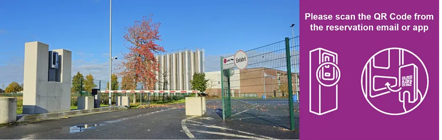 Truck parking lot Motorpark in Lohne (Oldenburg)