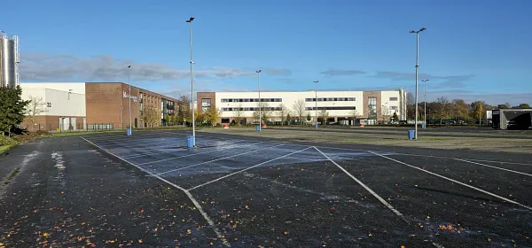 Truck parking lot Motorpark in Lohne (Oldenburg)