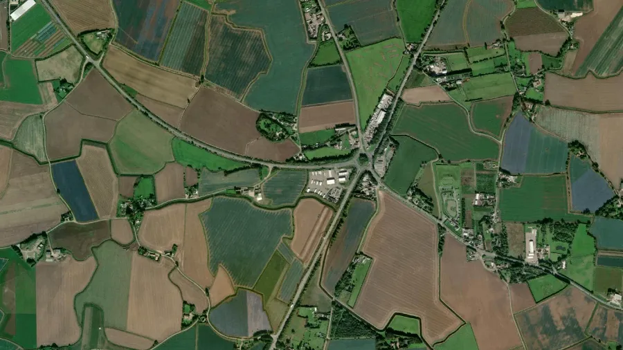 Truck parking lot Sutterton Truckstop in Boston