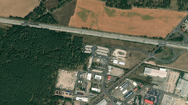 Truck parking lot Total Autohof Schopsdorf in Genthin