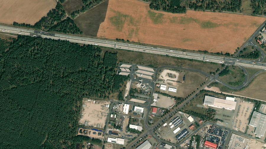 Truck parking lot Total Autohof Schopsdorf in Genthin