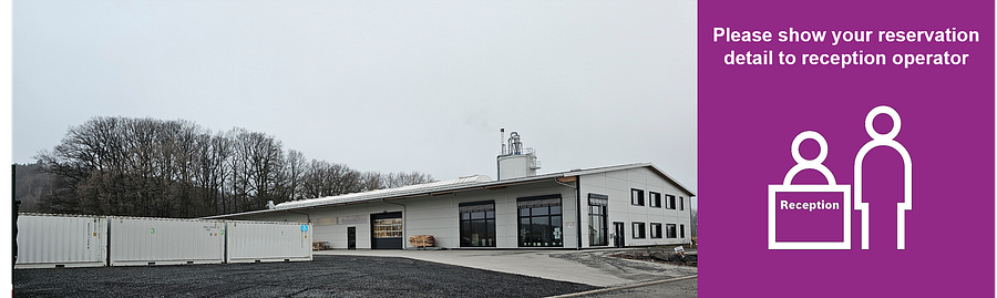 Tehergépkocsik parkolója Olaf Jehn SBV in Ebersburg