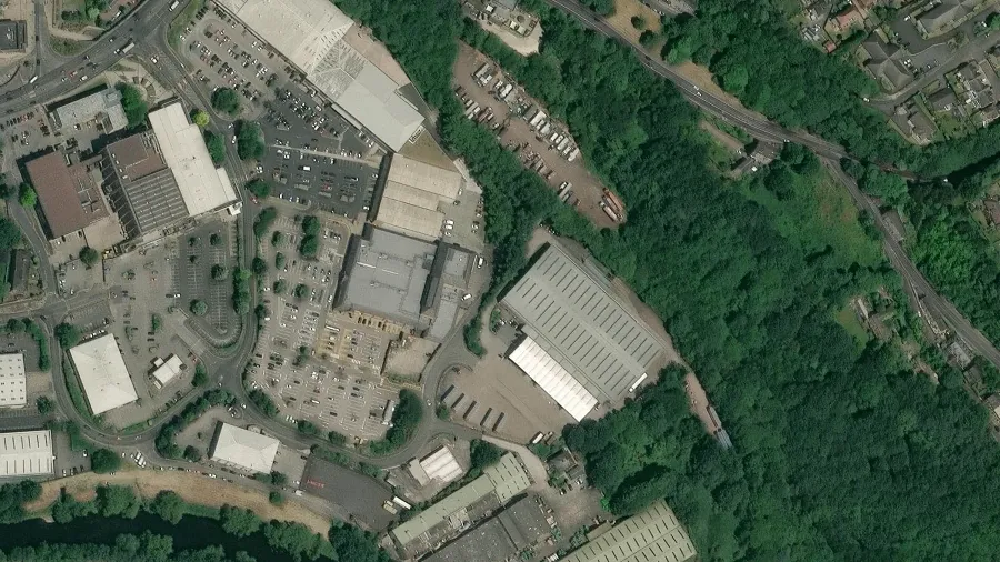 Tehergépkocsik parkolója G Brocklehurst Transport Ltd. in Dewsbury