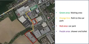 Parkareal Van Mieghem Saintes in Tubize