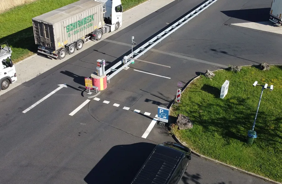 Parking dla ciężarówek Autohof w Thiersheim