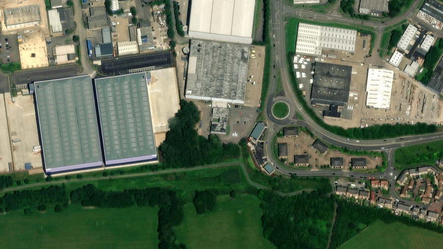 Area di parcheggio per autocarri Goodwill Supply Chain Solutions Ltd. Northampton