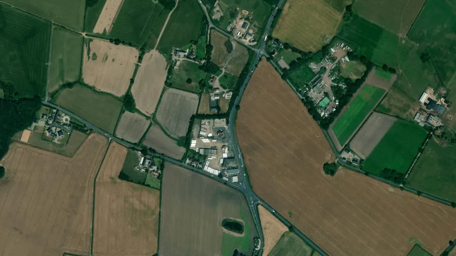 Truck parking lot Let's Eat Cafe in Warrington