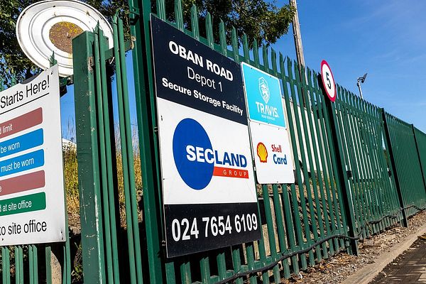 Area di parcheggio per autocarri Secland Group Oban Road Site 1 Coventry
