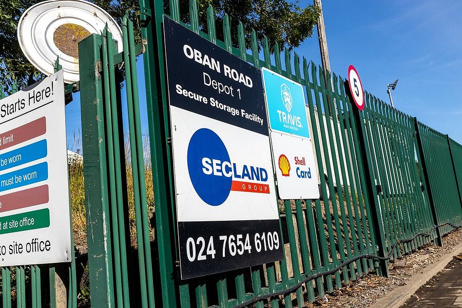 Area di parcheggio per autocarri Secland Group Oban Road Site 1 Coventry
