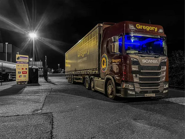 Truck parking lot Purfleet Truck Park in Grays